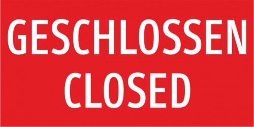 gescholossen gescholossen